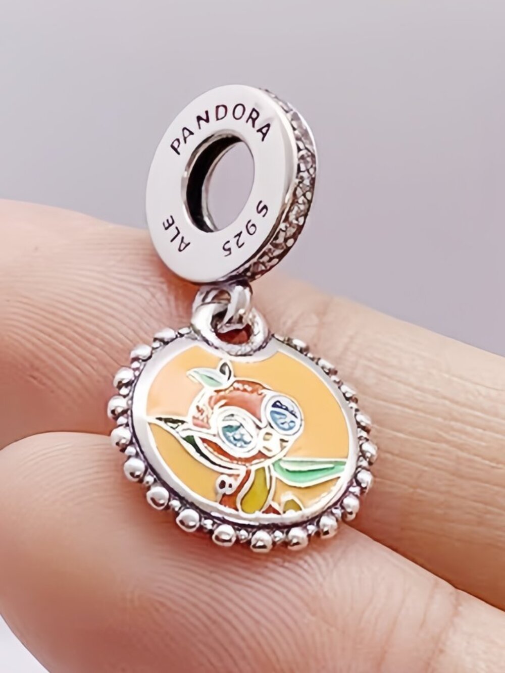 Pandora Disney EPCOTF lower & Garden Festival 2024 Orange Bird Double-Sided Dang